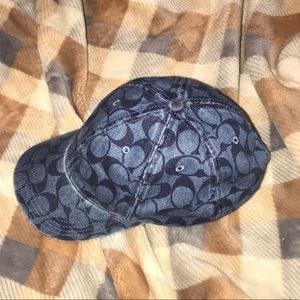 Denim Coach Logo Ballcap